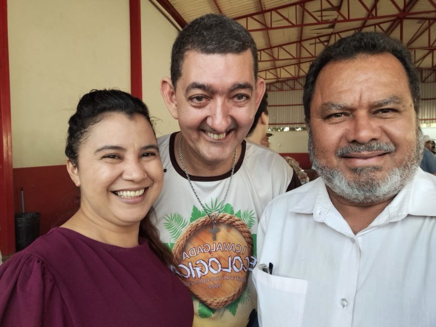 Pastor Manoel, Cheila e Padre Aderso juntos na mesma missão! cuidar de vidas!!